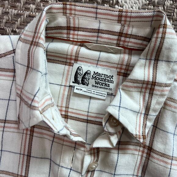 Marmot Flannel Womens Sz XS - Picture 2 of 5